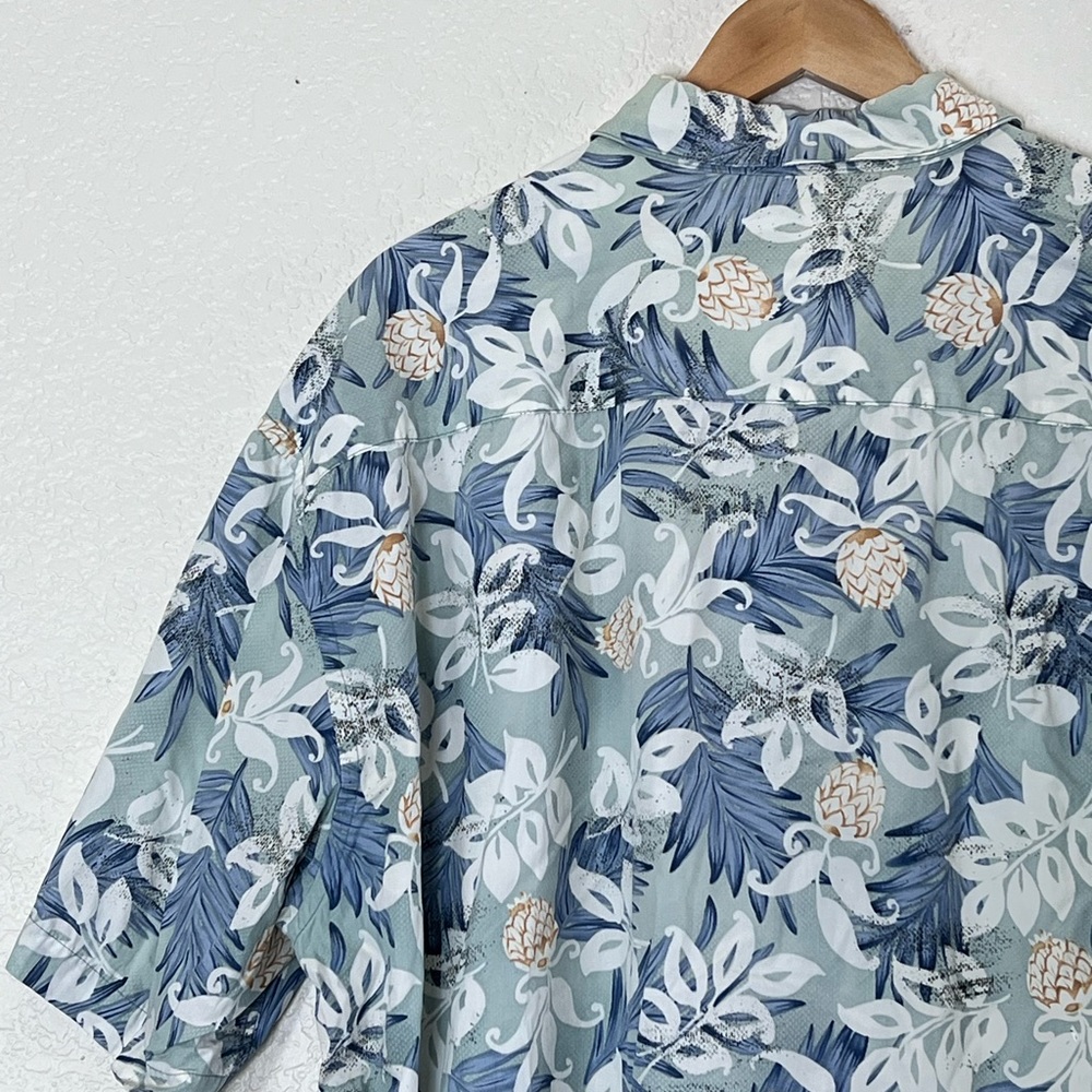 Campia Moda | Men’s Hawaiian shirt 100% cotton throw on oversized baggy … - Picture 8 of 9